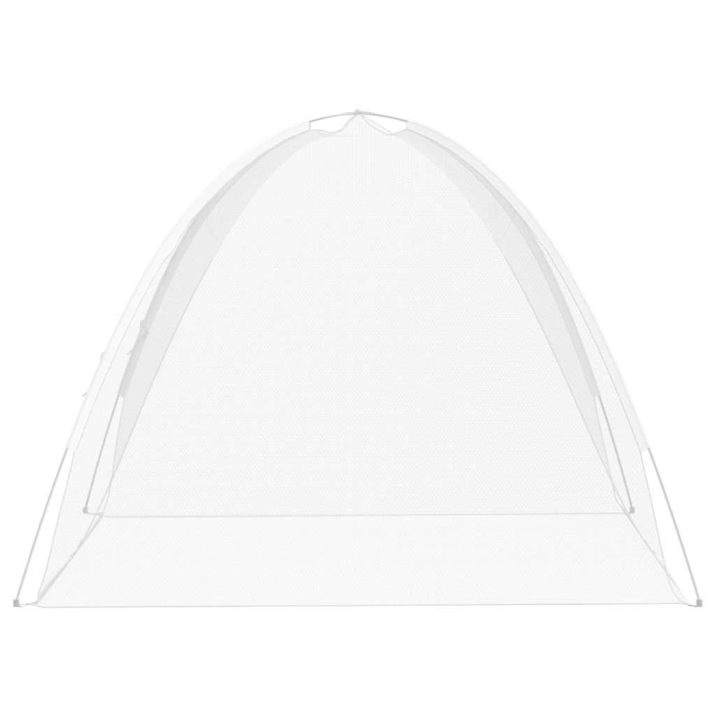 vidaXL Κουνουπιέρα Mongolia με Πόρτες 200 Δίχτυ Λευκό 200x180x135 εκ.