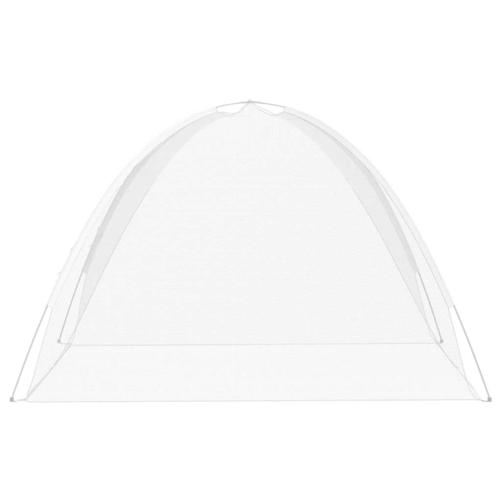 vidaXL Κουνουπιέρα Mongolia με Πόρτες 200 Δίχτυ Λευκό 200x200x135 εκ.