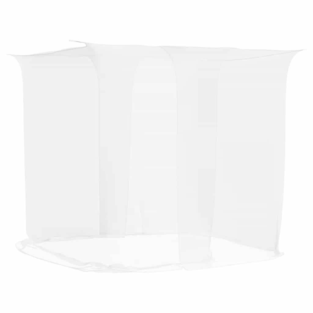 vidaXL Κουνουπιέρα Κρεμαστή 156 Λευκή 220x200x210 εκ. από Δίχτυ