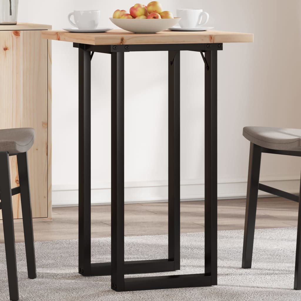 vidaXL Τραπέζι Τραπεζαρίας Πλαίσιο Ο Μασίφ Πεύκο/Ατσάλι