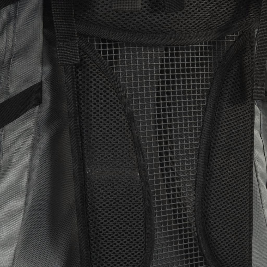 vidaXL Σακίδιο Πλάτης Γκρι 80 Λίτρων Ύφασμα Oxford