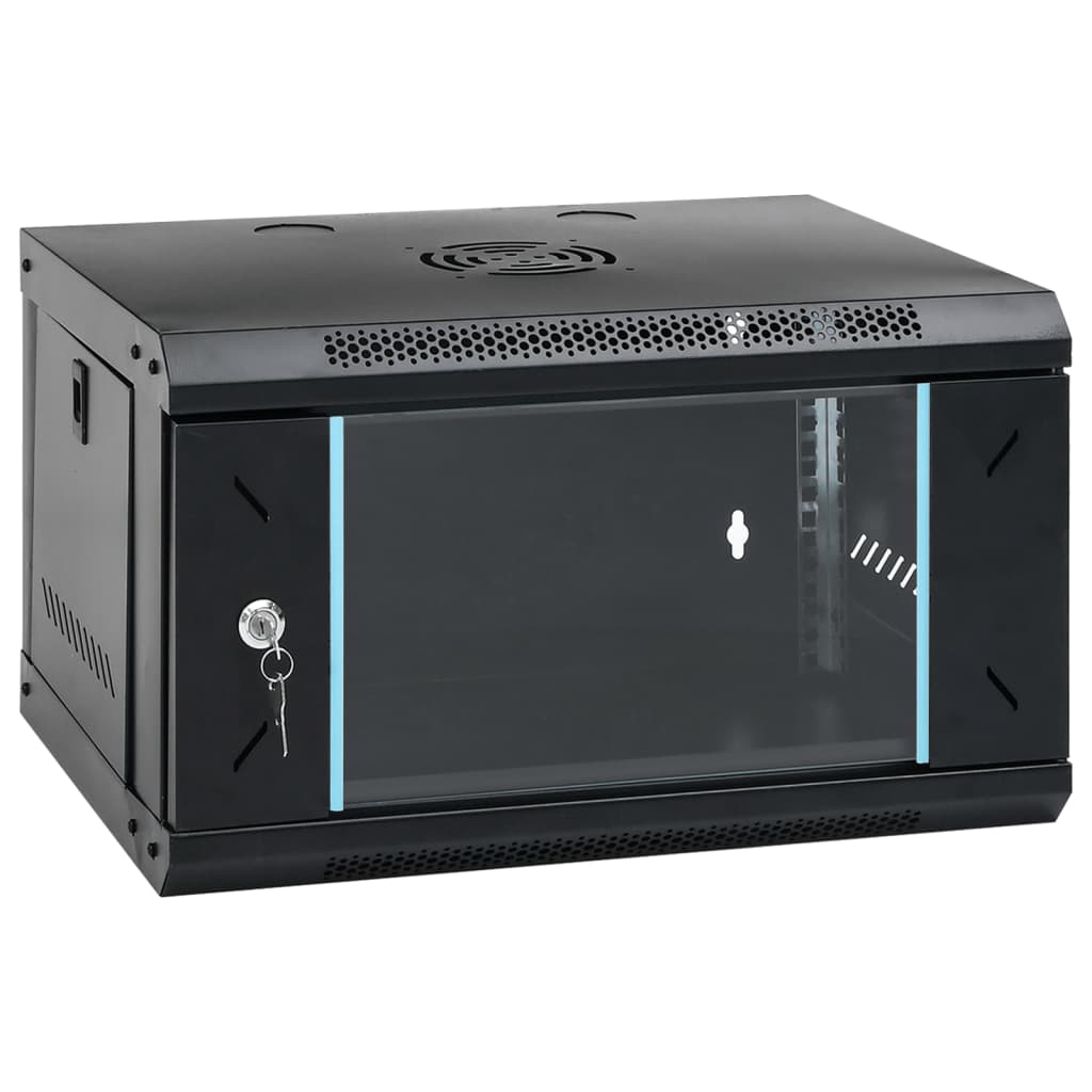 vidaXL Ντουλάπι Δικτύου Επιτοίχιο 6U 19" IP20 53x40x30 εκ.