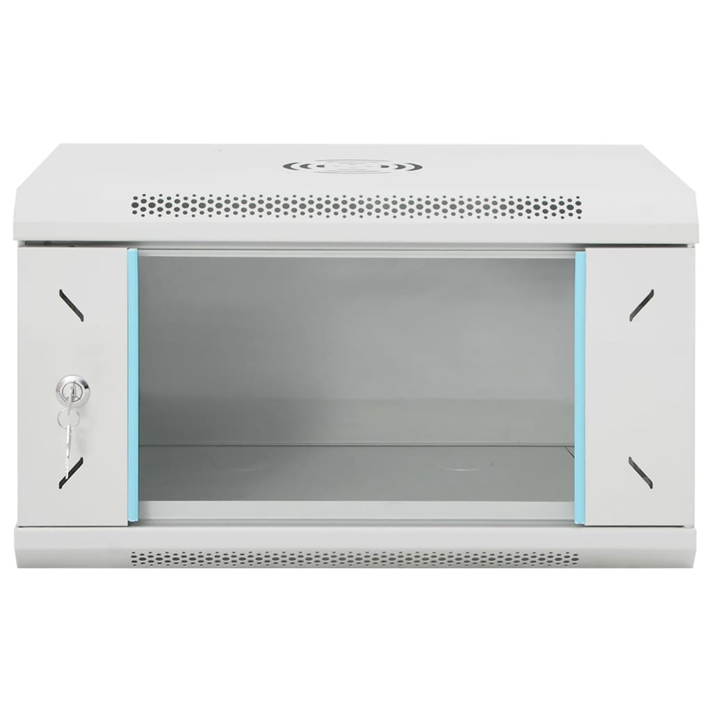 vidaXL Ντουλάπι Δικτύου Επιτοίχιο 6U 19" IP20 53x40x30 εκ.