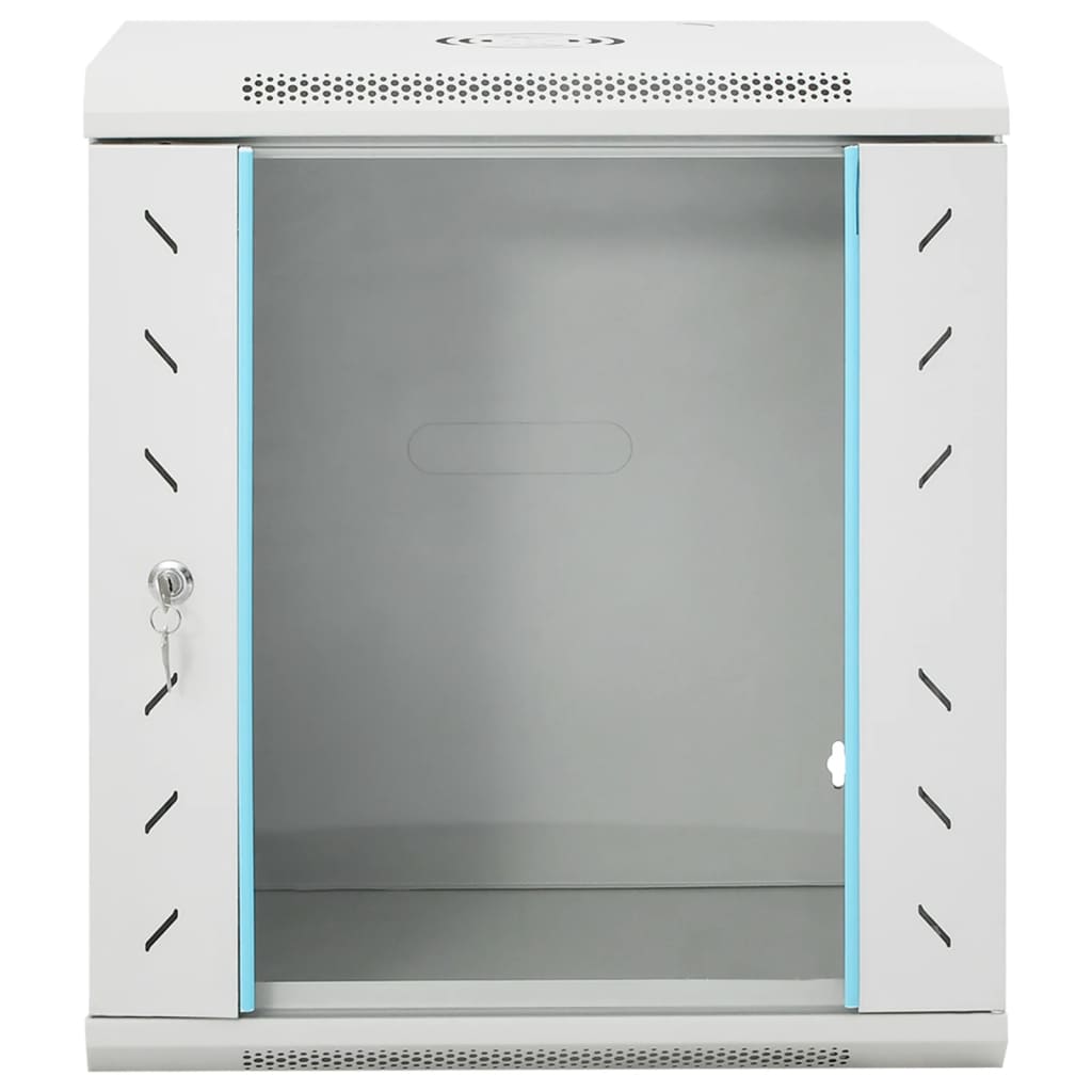 vidaXL Καμπίνα Δικτύου Επιτοίχια 12U 19'' IP20 53x40x60 εκ.