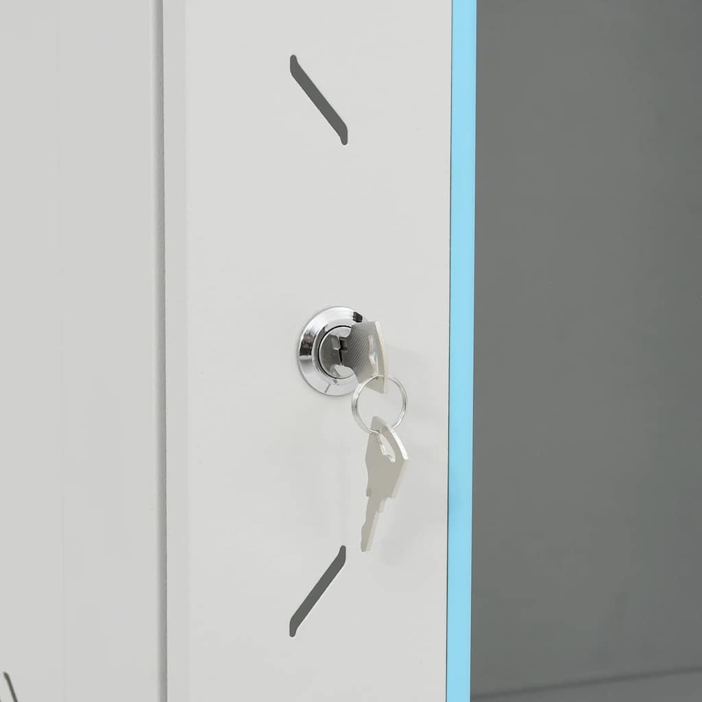 vidaXL Καμπίνα Δικτύου με Περιστ. Πόδια 15U 19" IP20 60x45x86 εκ.