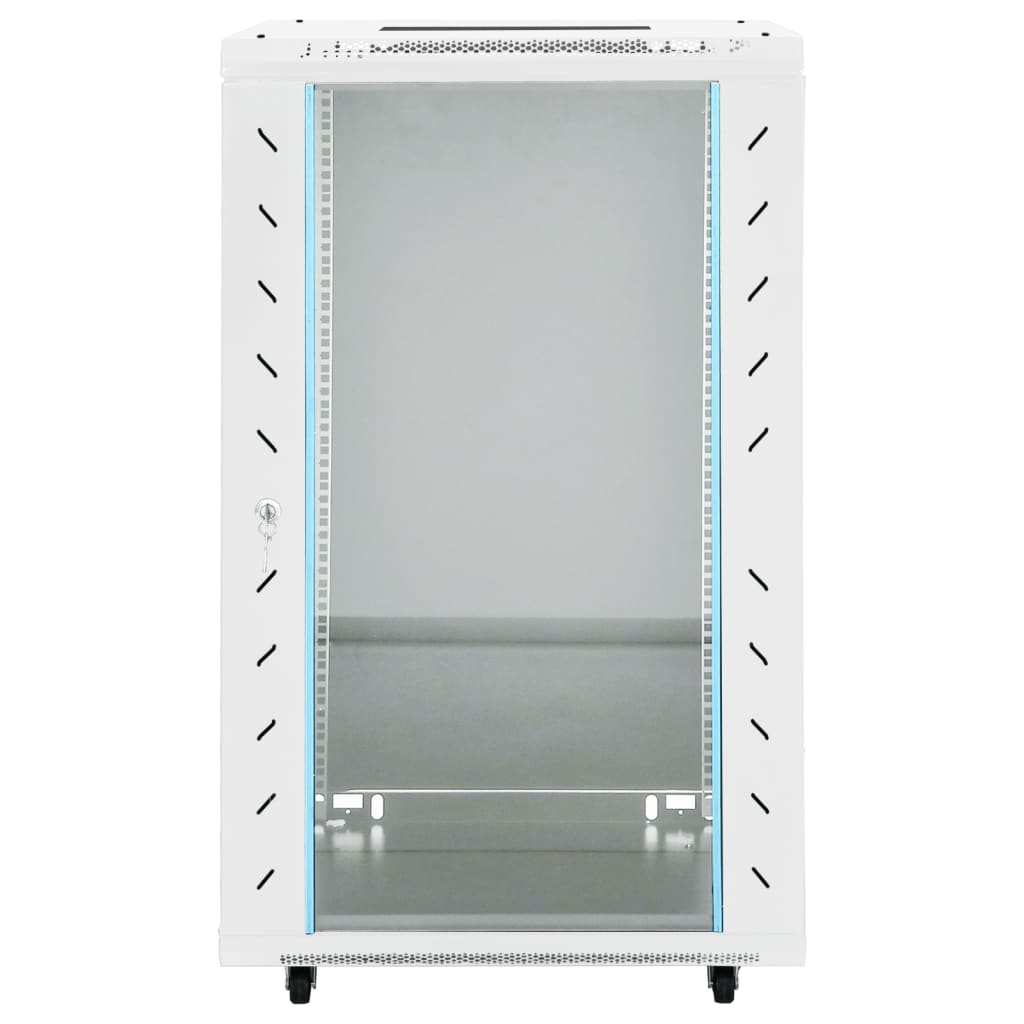 vidaXL Καμπίνα Δικτύου με Περιστ. Πόδια 18U 19" IP20 60x60x100 εκ.