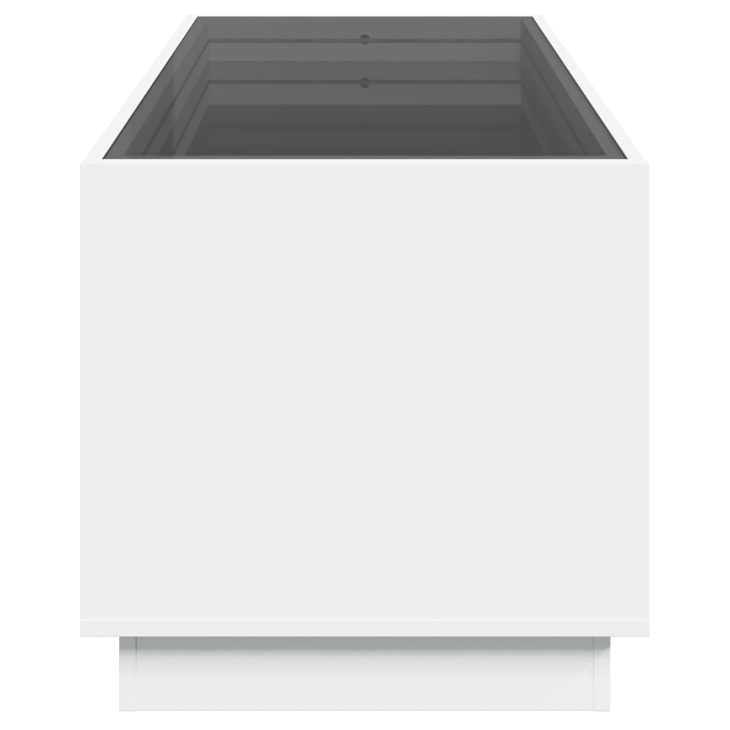 vidaXL Τραπεζάκι Σαλονιού Infinity LED Λευκό 90x50x50 εκ.