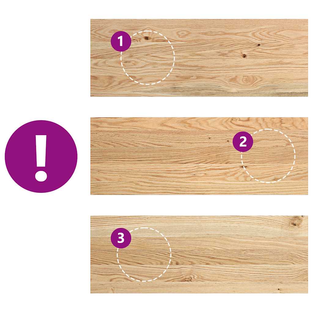 vidaXL Πατάκια Σκάλας 8 τεμ. από Ακατέργαστο Μασίφ Ξύλο Δρυός