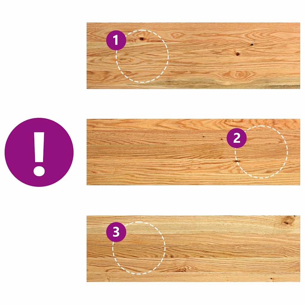 vidaXL Πατάκια Σκάλας 4 τεμ. Ανοιχτό Καφέ 80x25x2 cm Ξύλο Δρυός