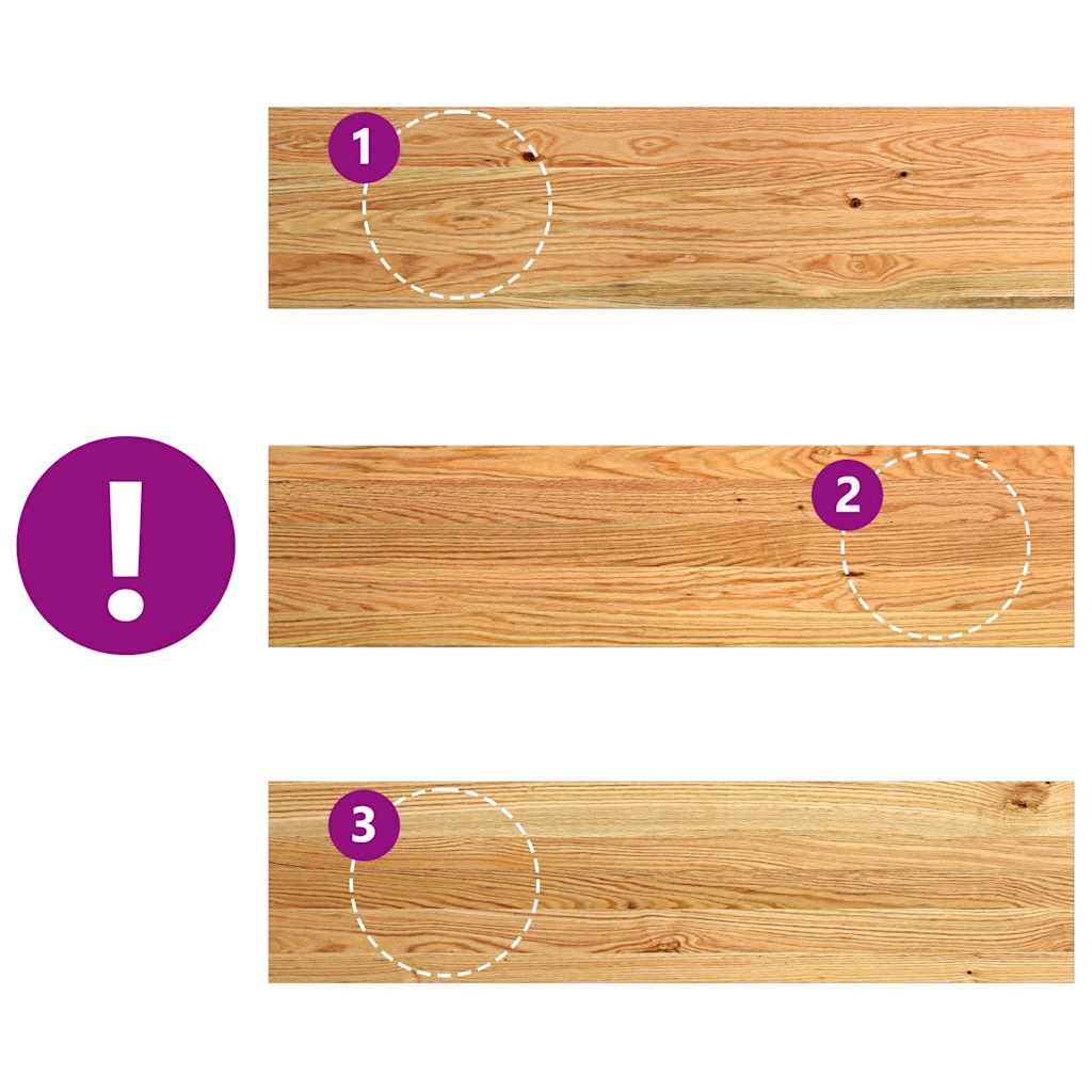 vidaXL Πατάκια Σκάλας 8 τεμ. Ανοιχτό Καφέ 100x25x2 cm Ξύλο Δρυός