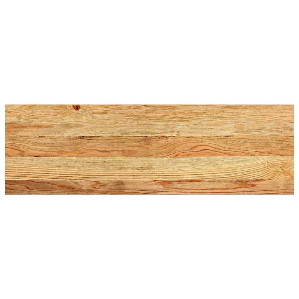 vidaXL Πατάκια Σκάλας 12 τεμ. Ανοιχτό Καφέ 80x25x2 cm Ξύλο Δρυός