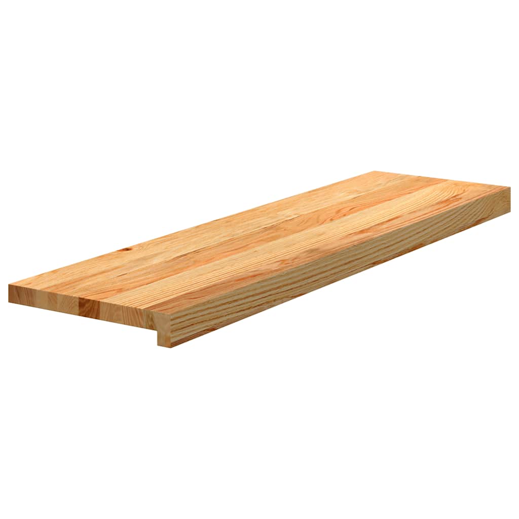 vidaXL Πατάκια Σκάλας 20 τεμ. Ανοιχτό Καφέ 90x30x2 cm Ξύλο Δρυός