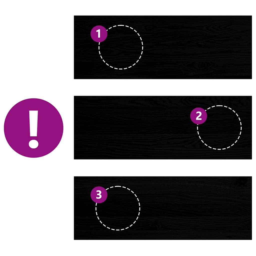 vidaXL Πατάκια Σκάλας 4 τεμ. Σκούρο Καφέ 70x30x2 cm Ξύλο Δρυός