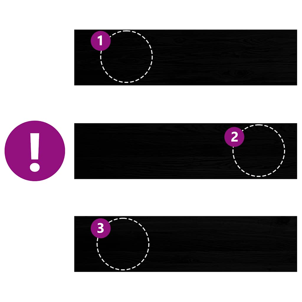 vidaXL Πατάκια Σκάλας 8 τεμ. Σκούρο Καφέ 100x30x2 cm Ξύλο Δρυός