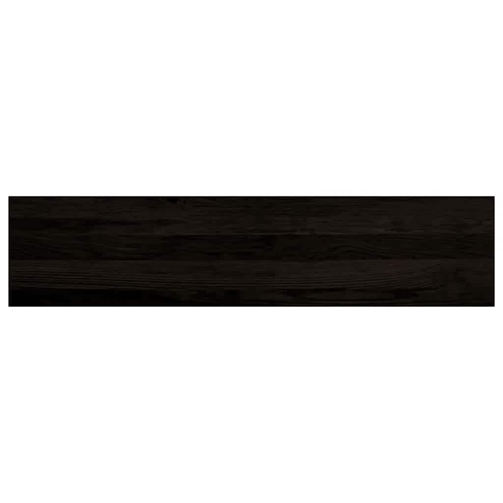 vidaXL Πέλματα Σκάλας 12 τεμάχια Σκούρο καφέ μασίφ ξύλο δρυς