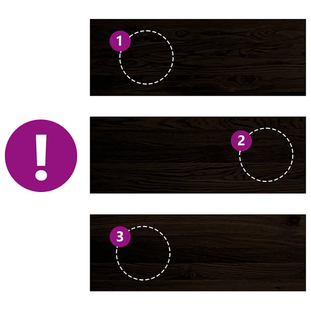 vidaXL Πέλματα Σκάλας 12 τεμάχια Σκούρο καφέ από μασίφ ξύλο βελανιδιάς