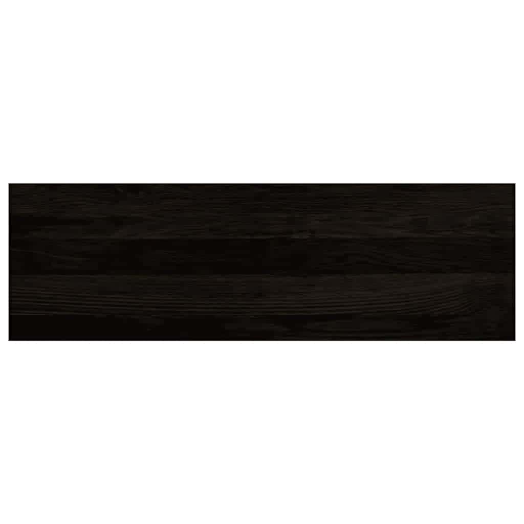 vidaXL Πέλματα Σκάλας 12 τεμάχια Σκούρο καφέ από μασίφ ξύλο βελανιδιάς