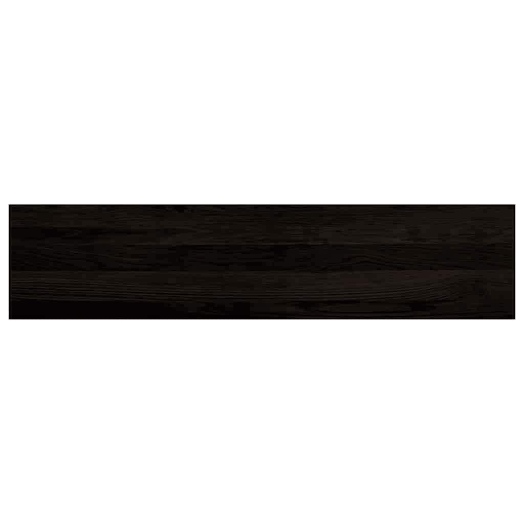 vidaXL Πέλματα Σκάλας 12 τεμάχια Σκούρο καφέ μασίφ ξύλο δρυς