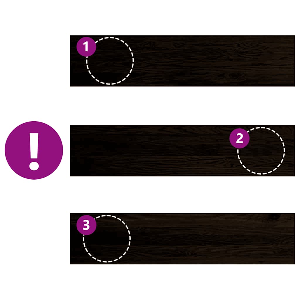 vidaXL Πέλματα Σκάλας 12 τεμάχια Σκούρο καφέ μασίφ ξύλο δρυς