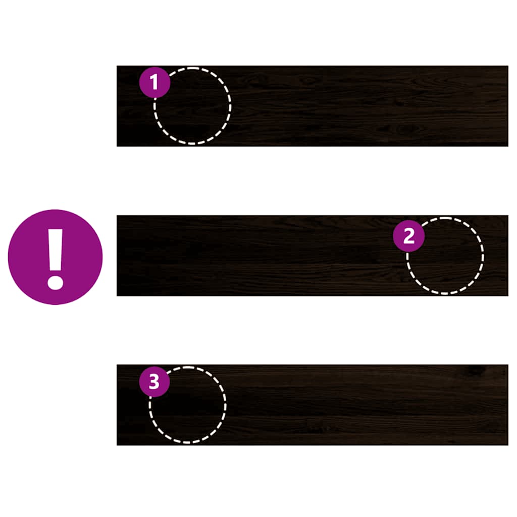 vidaXL Πέλματα Σκάλας 12 τεμάχια Σκούρο καφέ από μασίφ ξύλο βελανιδιάς