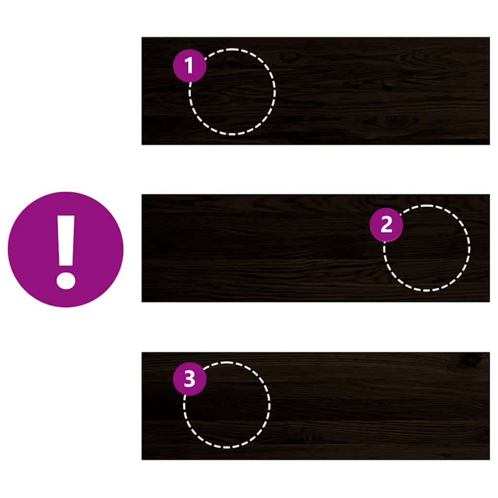 vidaXL Πέλματα Σκάλας 16 τεμάχια Σκούρο καφέ από μασίφ ξύλο βελανιδιάς