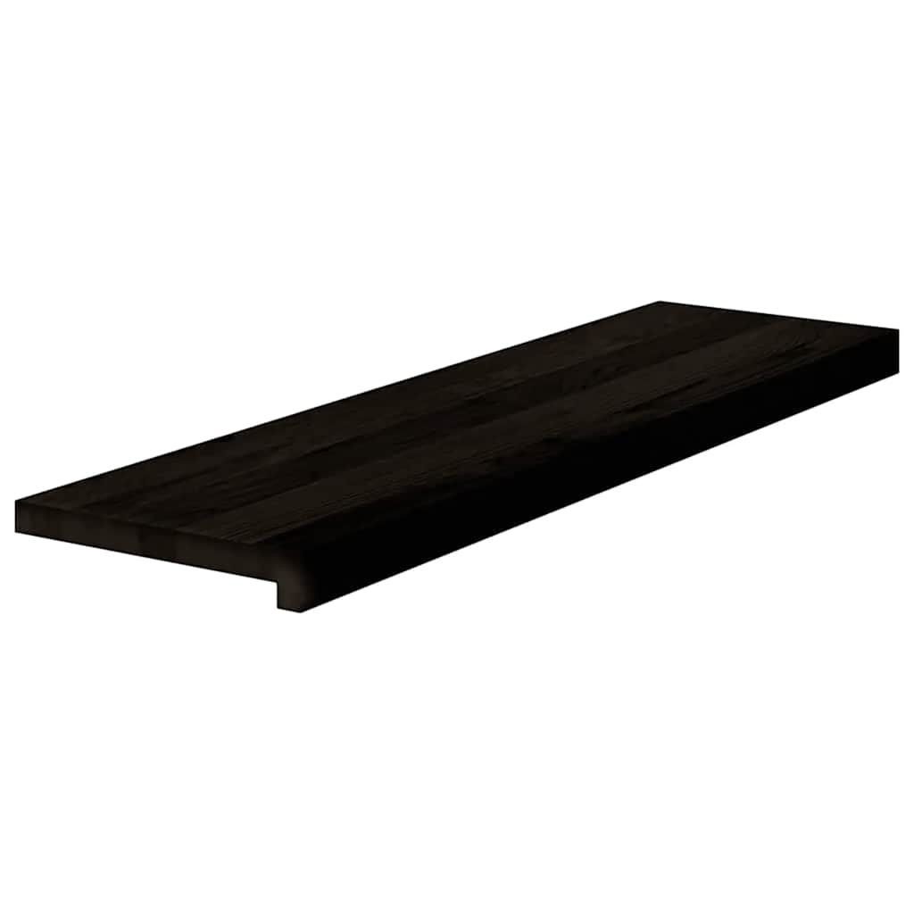 vidaXL Πέλματα Σκάλας 16 τμχ Καφέ-Μαύρο 90x30x2 cm Στερεό ξύλο δρυός