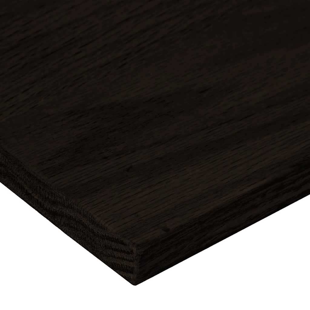 vidaXL Πέλματα Σκάλας 16 τμχ Καφέ-Μαύρο 90x30x2 cm Στερεό ξύλο δρυός