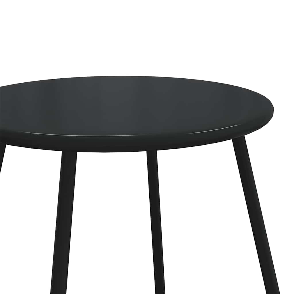 vidaXL Σαλόνι Βεράντας Σετ 5 Τεμαχίων Μαύρο από Ατσάλι με Μαξιλάρια