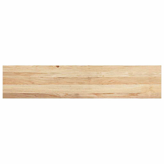 vidaXL Πατάκια Σκάλας 2 τεμ. 120x30x2 εκ. Ακατέργαστο Μασίφ Ξύλο Δρυός
