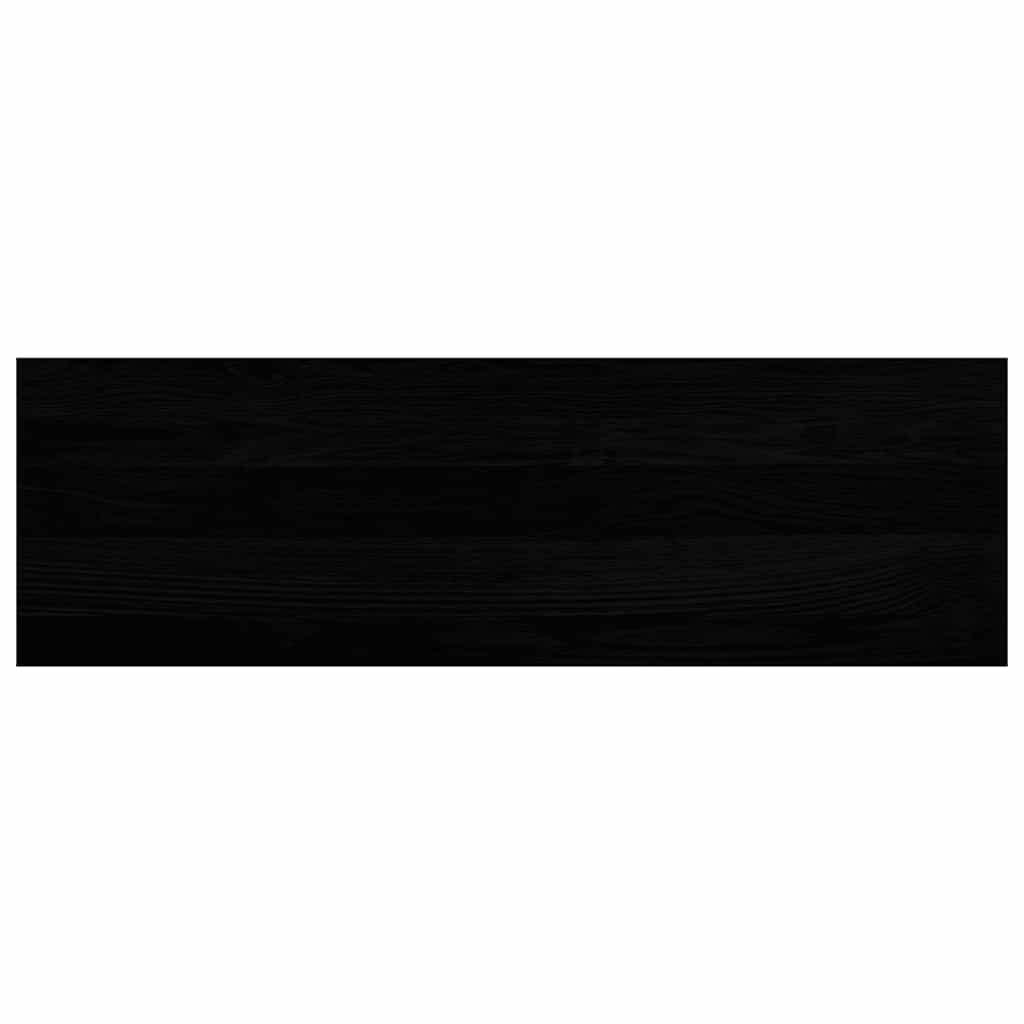 vidaXL Πατάκια Σκάλας 2 τεμ. Σκούρο Καφέ 80x25x2 cm Ξύλο Δρυός