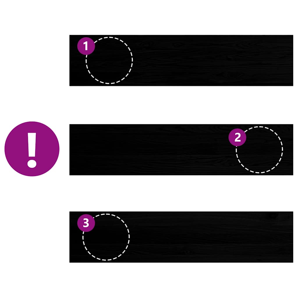 vidaXL Πατάκια Σκάλας 2 τεμ. Σκούρο Καφέ 110x25x2 cm Ξύλο Δρυός