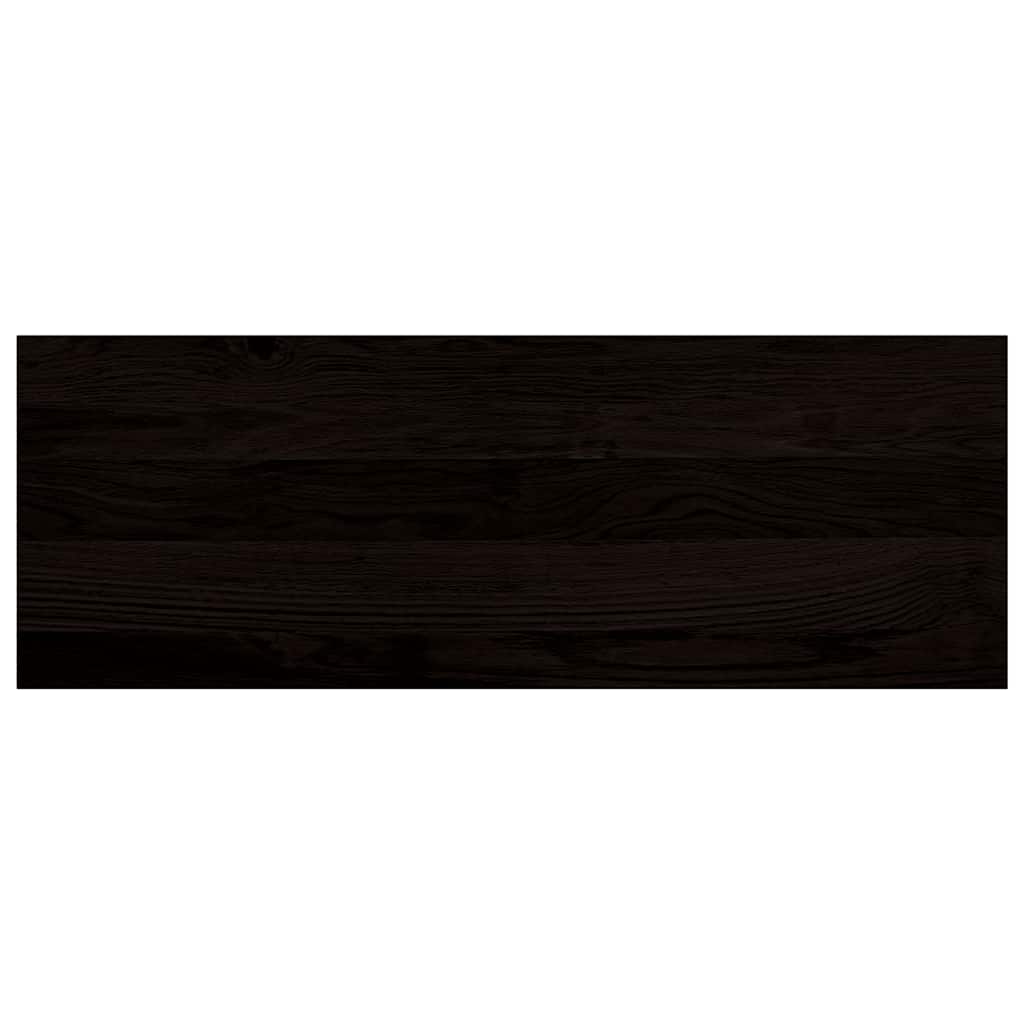 vidaXL Πέλματα Σκάλας 2 τεμάχια Σκούρο καφέ 70x30x2 cm μασίφ ξύλο δρυς