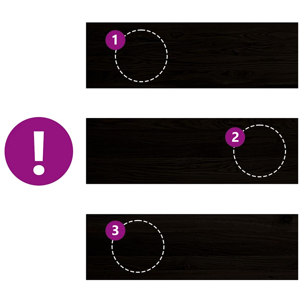 vidaXL Πέλματα Σκάλας 2 τεμάχια Σκούρο καφέ 80x30x2 cm Ξύλο μασίφ δρυς