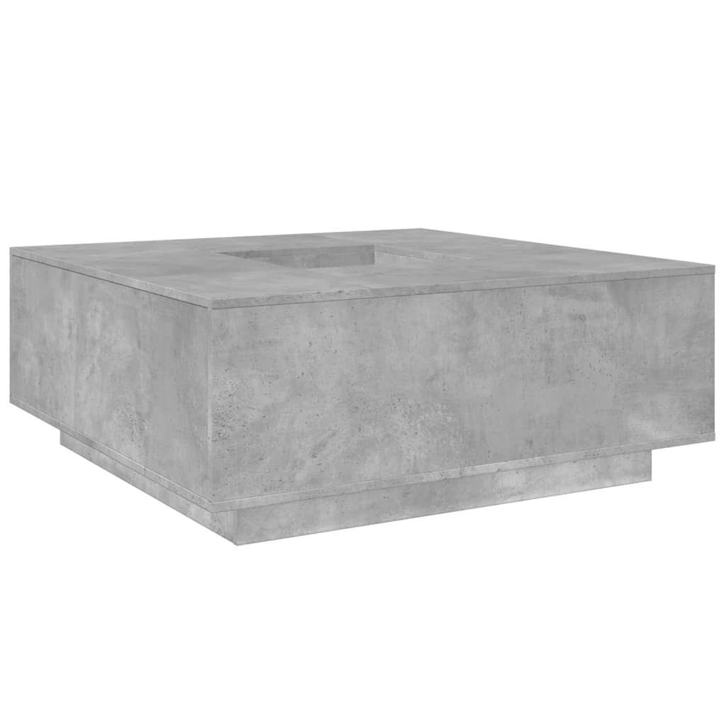 vidaXL Τραπεζάκι Σαλονιού Γκρι Σκυρ. 100x100x40 εκ Επεξεργασμένο Ξύλο