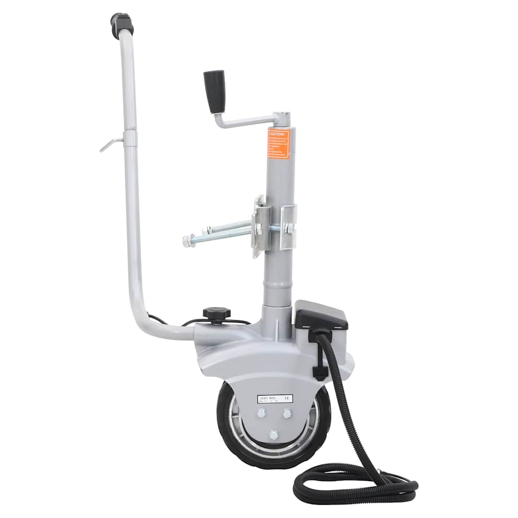 vidaXL Ποδαράκι Τρέιλερ Μηχανοκίνητο 12 V 350 W Αλουμινίου