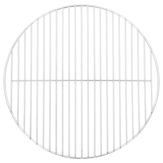 vidaXL Σχάρα Ψησίματος Στρογγυλή Ø44,5 εκ. Ανοξείδωτο Ατσάλι 304