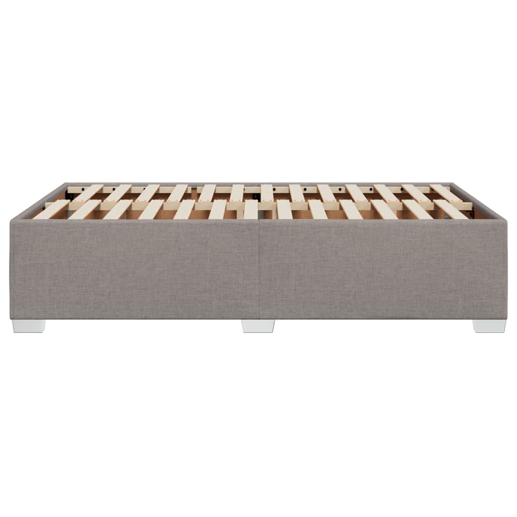 vidaXL Σκελετός Κρεβατιού Χωρίς Στρώμα Taupe 120x200 εκ. Υφασμάτινο