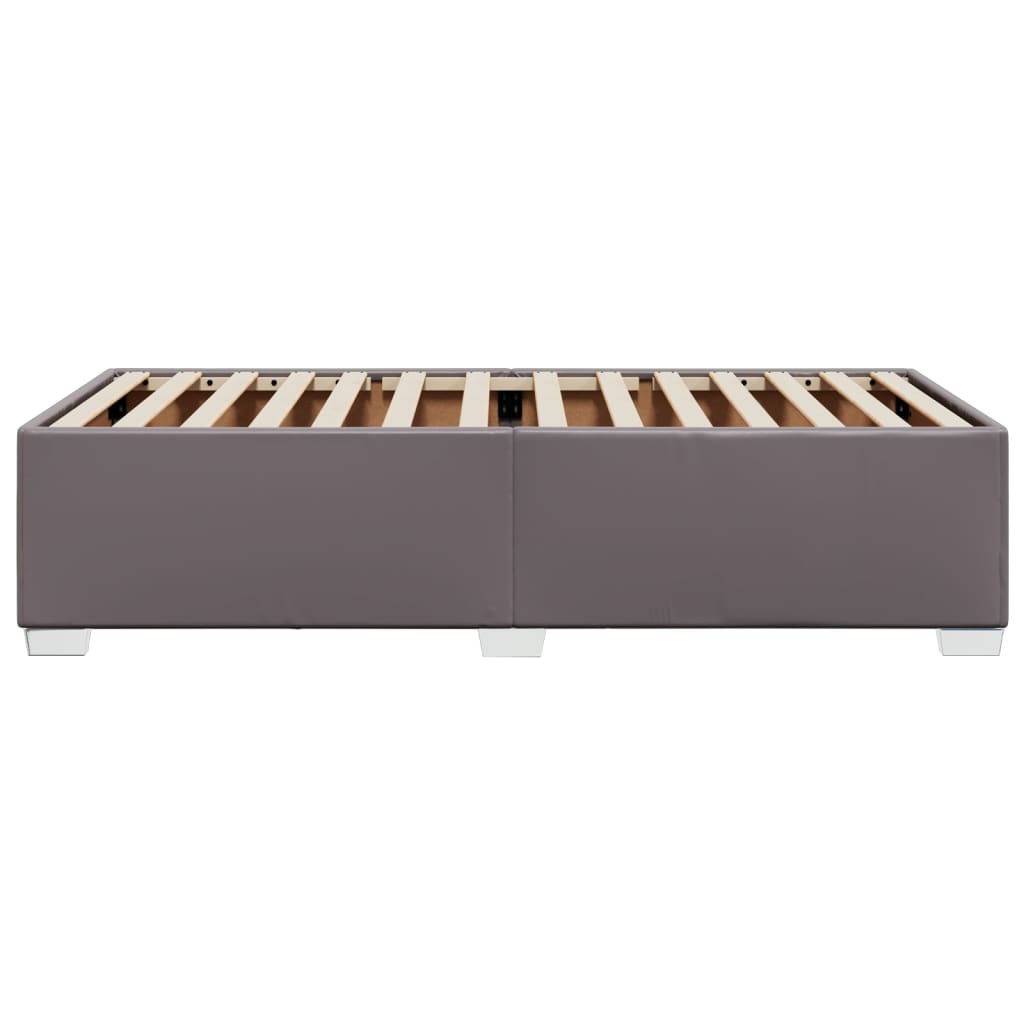 vidaXL Πλαίσιο Κρεβατιού Γκρι 80 x 200 εκ. από Συνθετικό Δέρμα