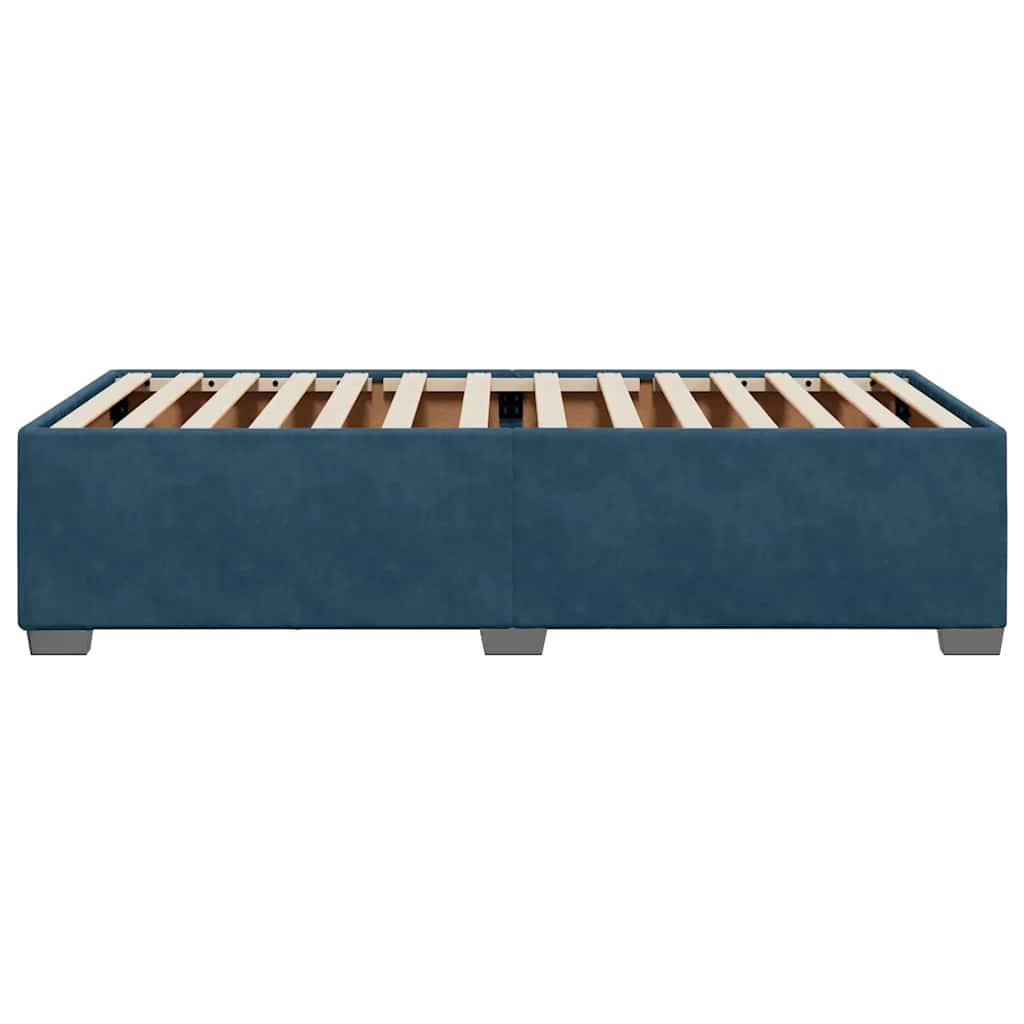 vidaXL Πλαίσιο Κρεβατιού Μπλε 80x200 εκ. Βελούδινο