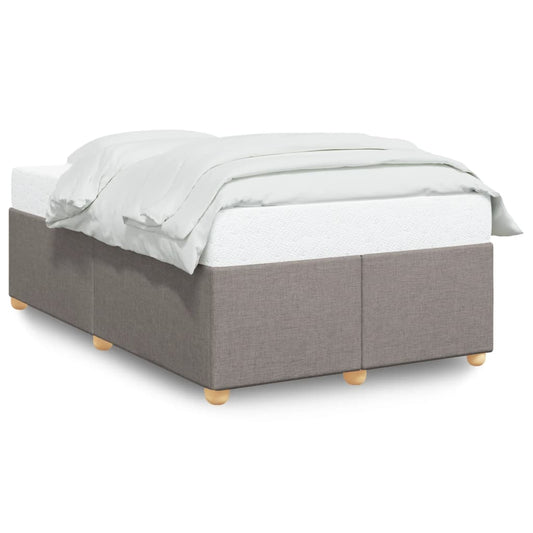vidaXL Πλαίσιο Κρεβατιού χωρίς στρώμα Taupe 120x190 εκ. Υφασμάτινο