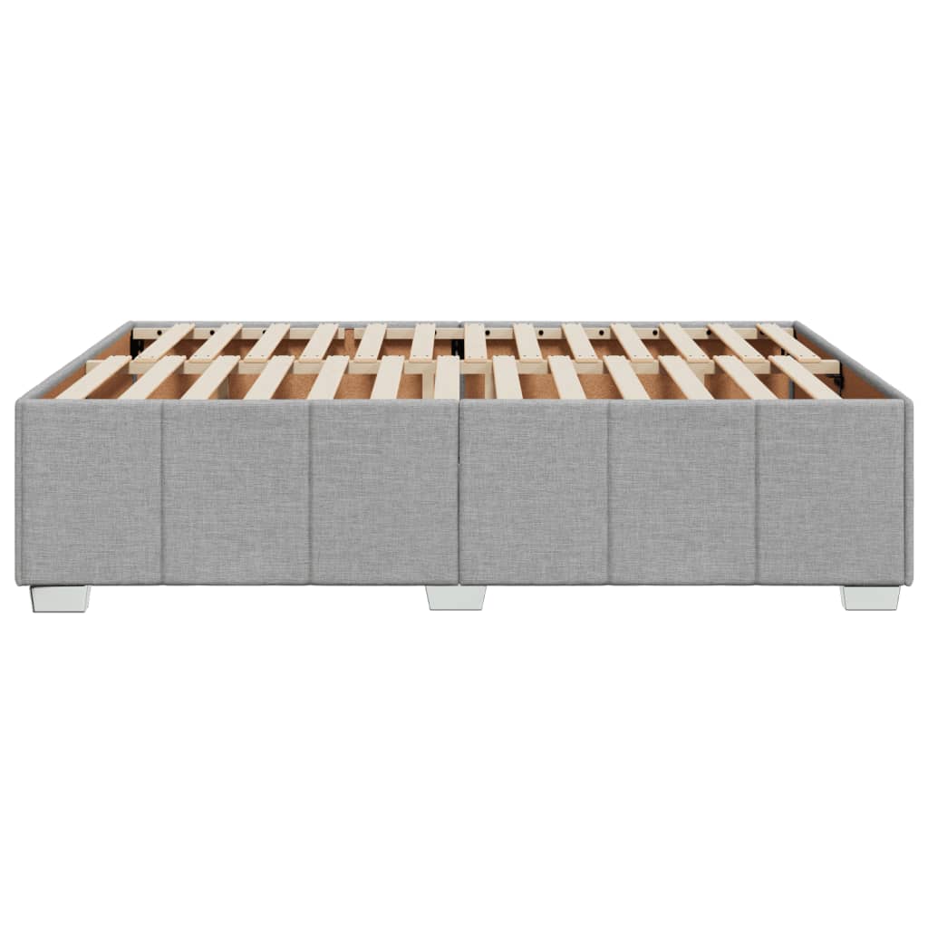 vidaXL Σκελετός Κρεβατιού Χωρίς Στρώμα Αν. Γκρι 140x200 εκ.Υφασμάτινο