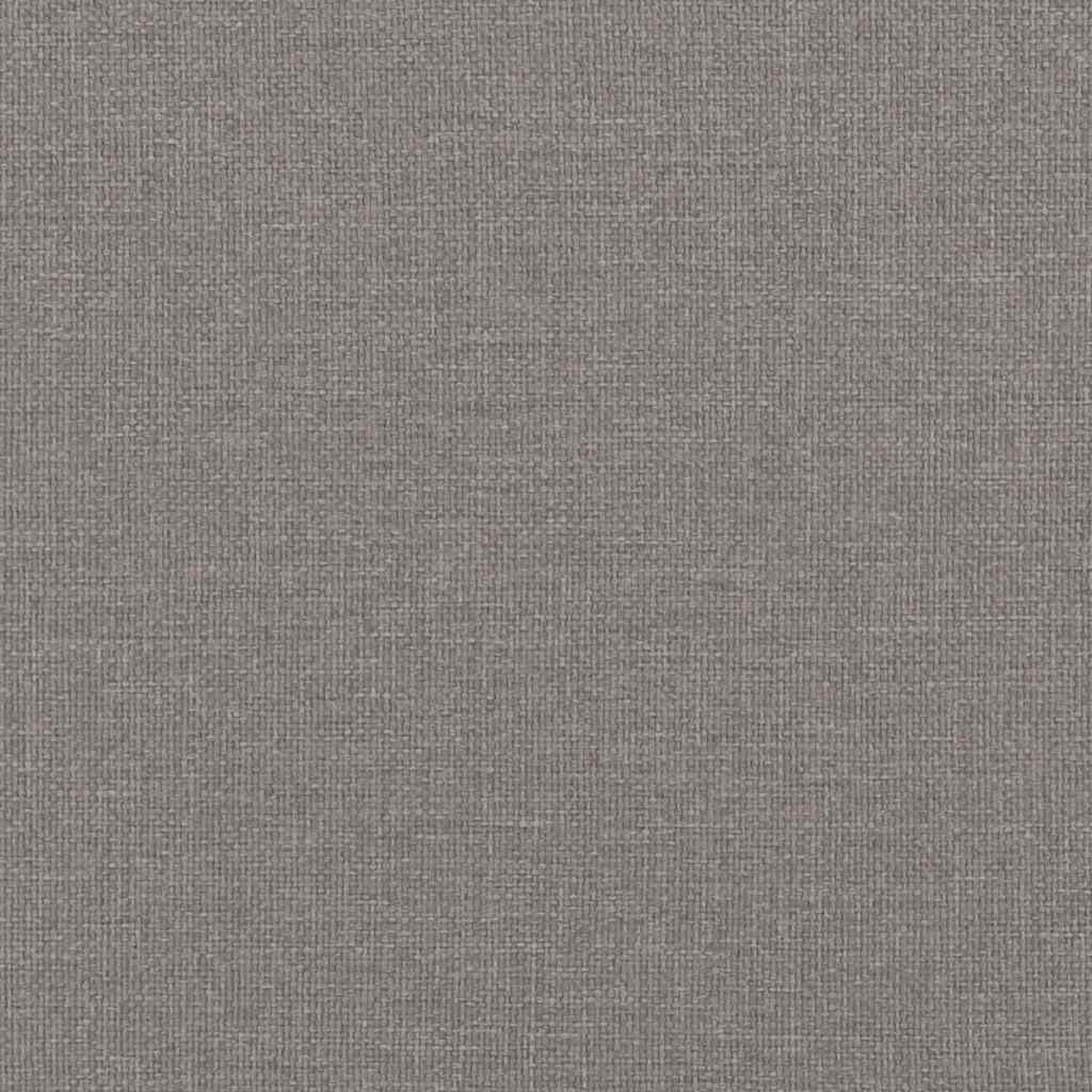 vidaXL Σκελετός Κρεβατιού Χωρίς Στρώμα Taupe 120x200 εκ. Υφασμάτινο