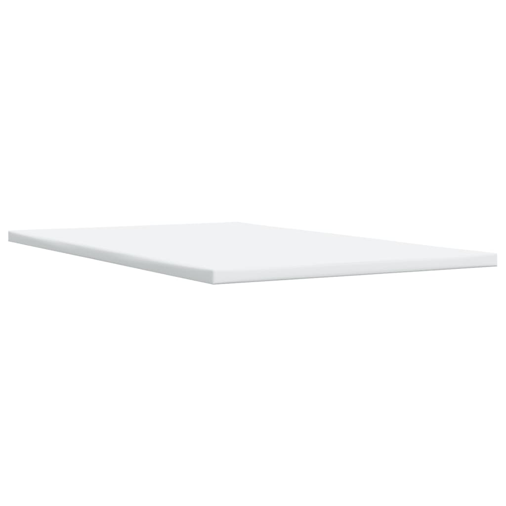 vidaXL Κρεβάτι Boxspring με Στρώμα Λευκό 120x200εκ.από Συνθετικό Δέρμα