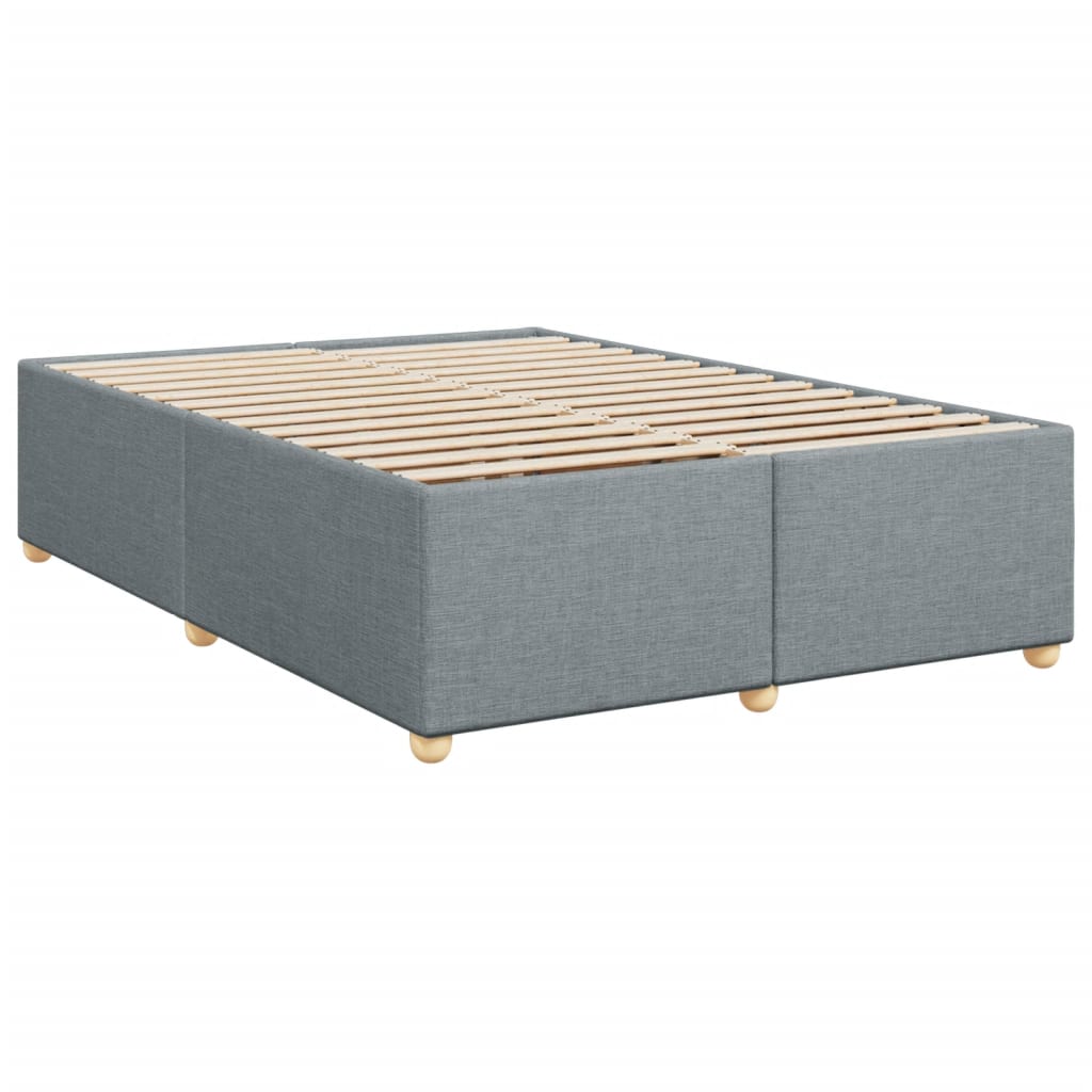 vidaXL Κρεβάτι Boxspring με Στρώμα Αν. Πράσινο 160x200εκ Υφασμάτινο