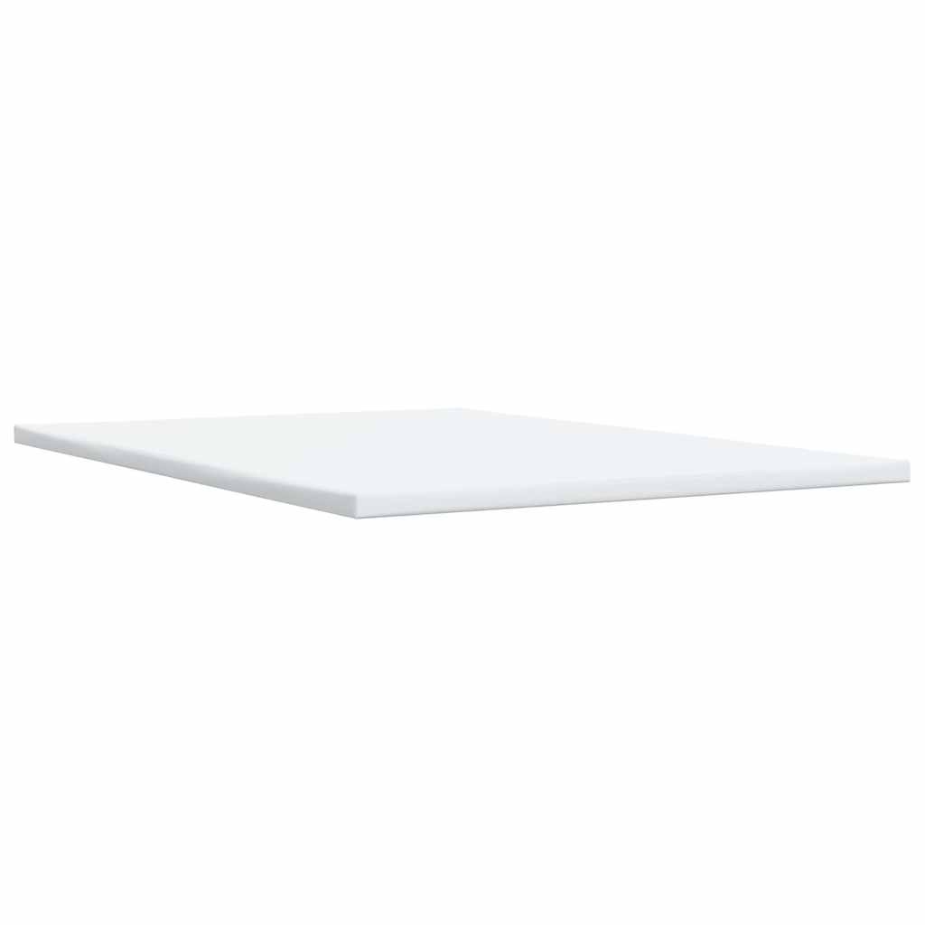 vidaXL Κρεβάτι Boxspring με Στρώμα Σκούρο Καφέ 140x190 εκ. Υφασμάτινο