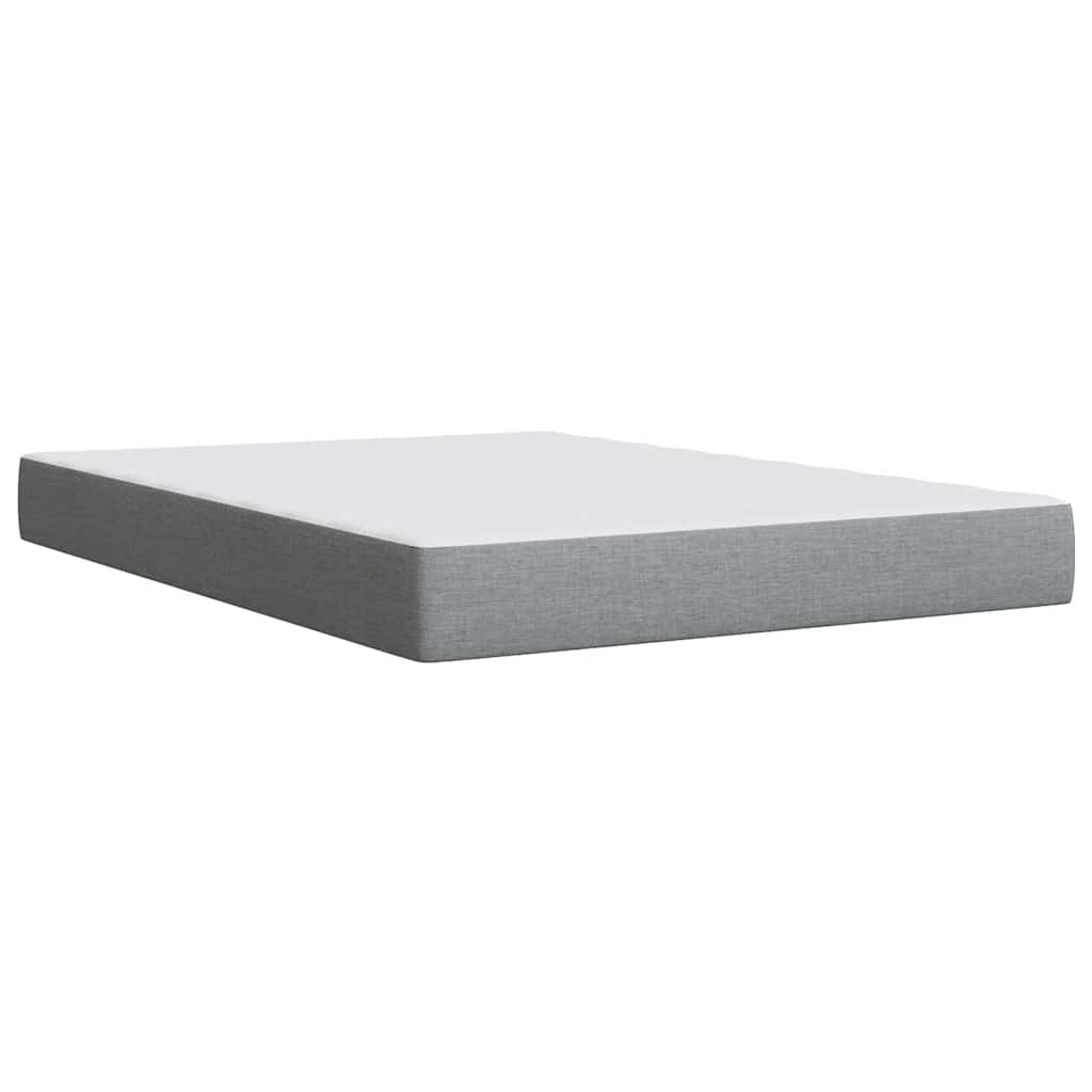 vidaXL Κρεβάτι Boxspring με Στρώμα Αν. Πράσινο 160x200εκ Υφασμάτινο