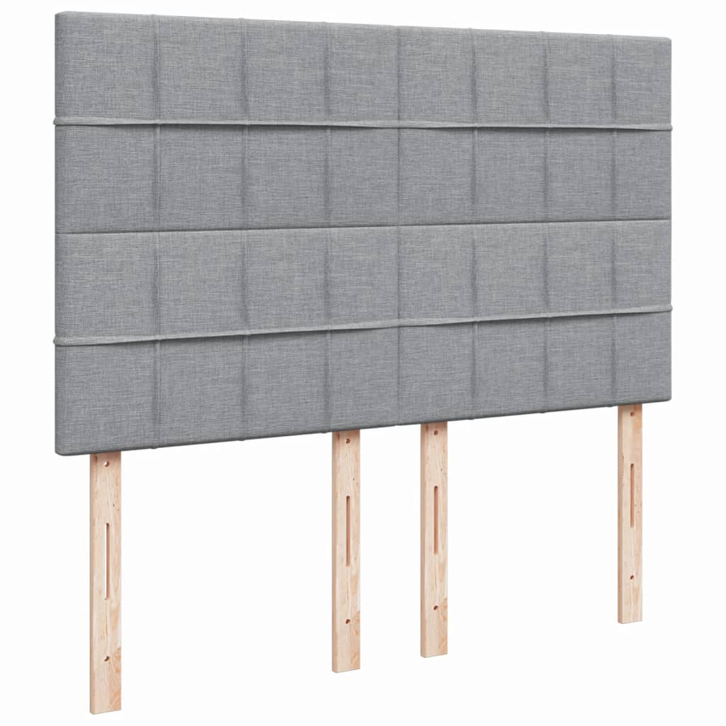 vidaXL Κρεβάτι Boxspring με Στρώμα Αν. Πράσινο 160x200εκ Υφασμάτινο