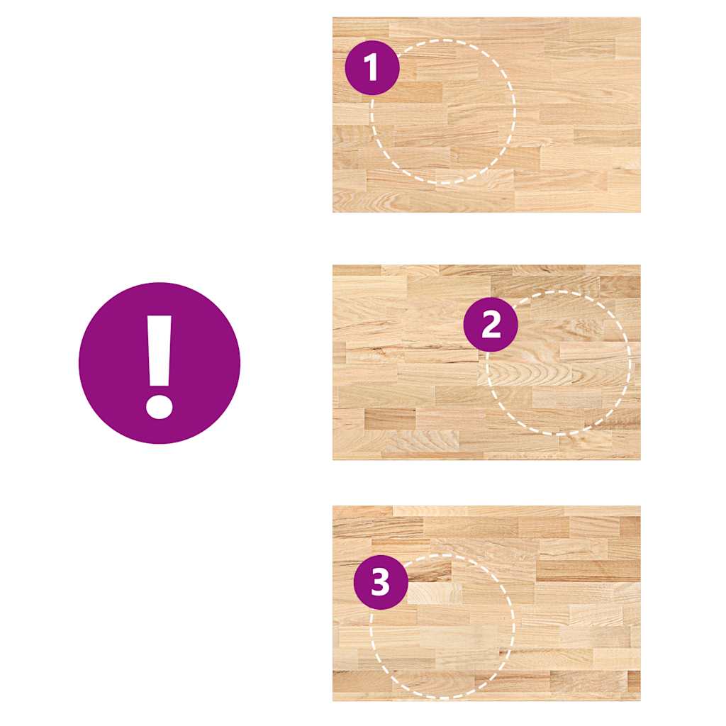 vidaXL πάγκος εργασίας κουζίνας 100x63,5x2,7 εκ. στερεό δρυς ορθογώνιο