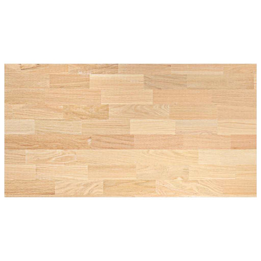 vidaXL πάγκος εργασίας κουζίνας 120x63,5x2,7 εκ. στερεό δρυς ορθογώνιο