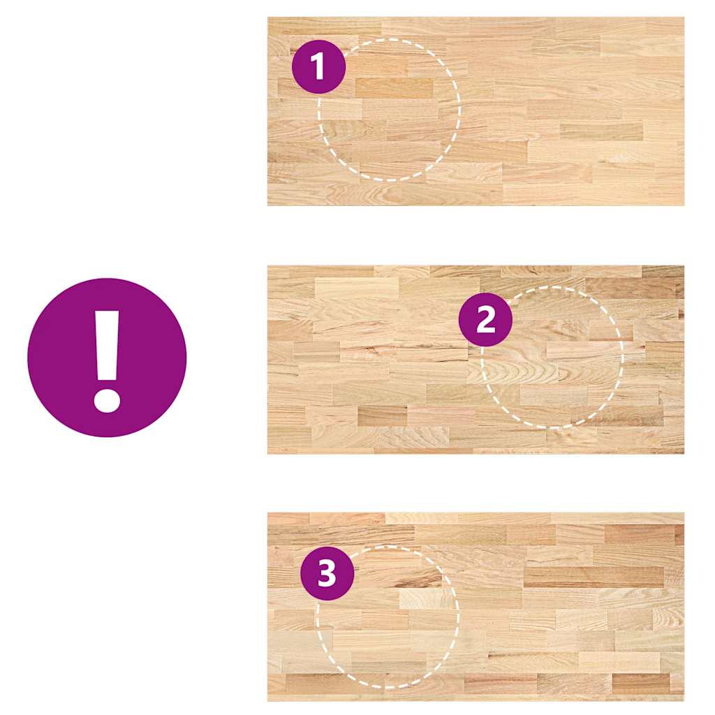 vidaXL πάγκος εργασίας κουζίνας 140x63,5x2,7 εκ. στερεό δρυς ορθογώνιο